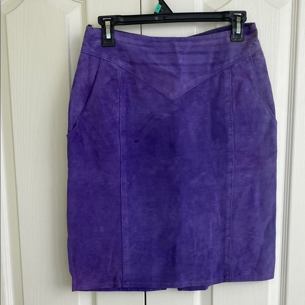 Elegant Purple Pencil Skirt for Night Out